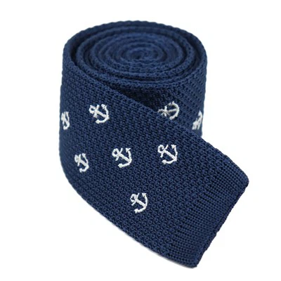 Tekstureret strik slips