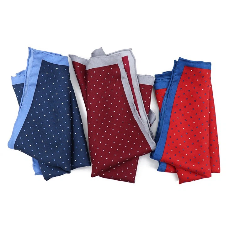 Men'S Polka Dot Pocket Squares