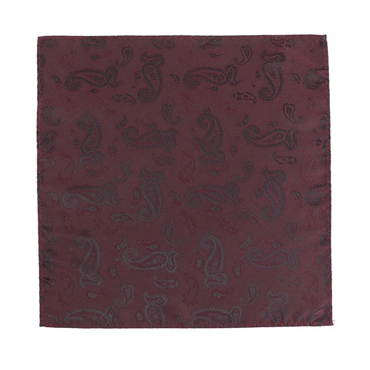 Pink And Blue Paisley Pocket Square