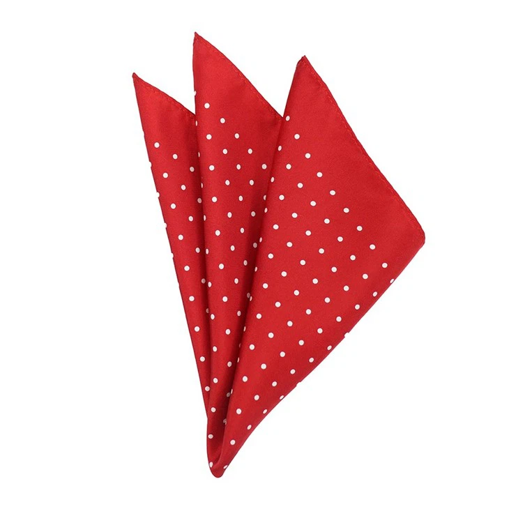 mens polka dot pocket square